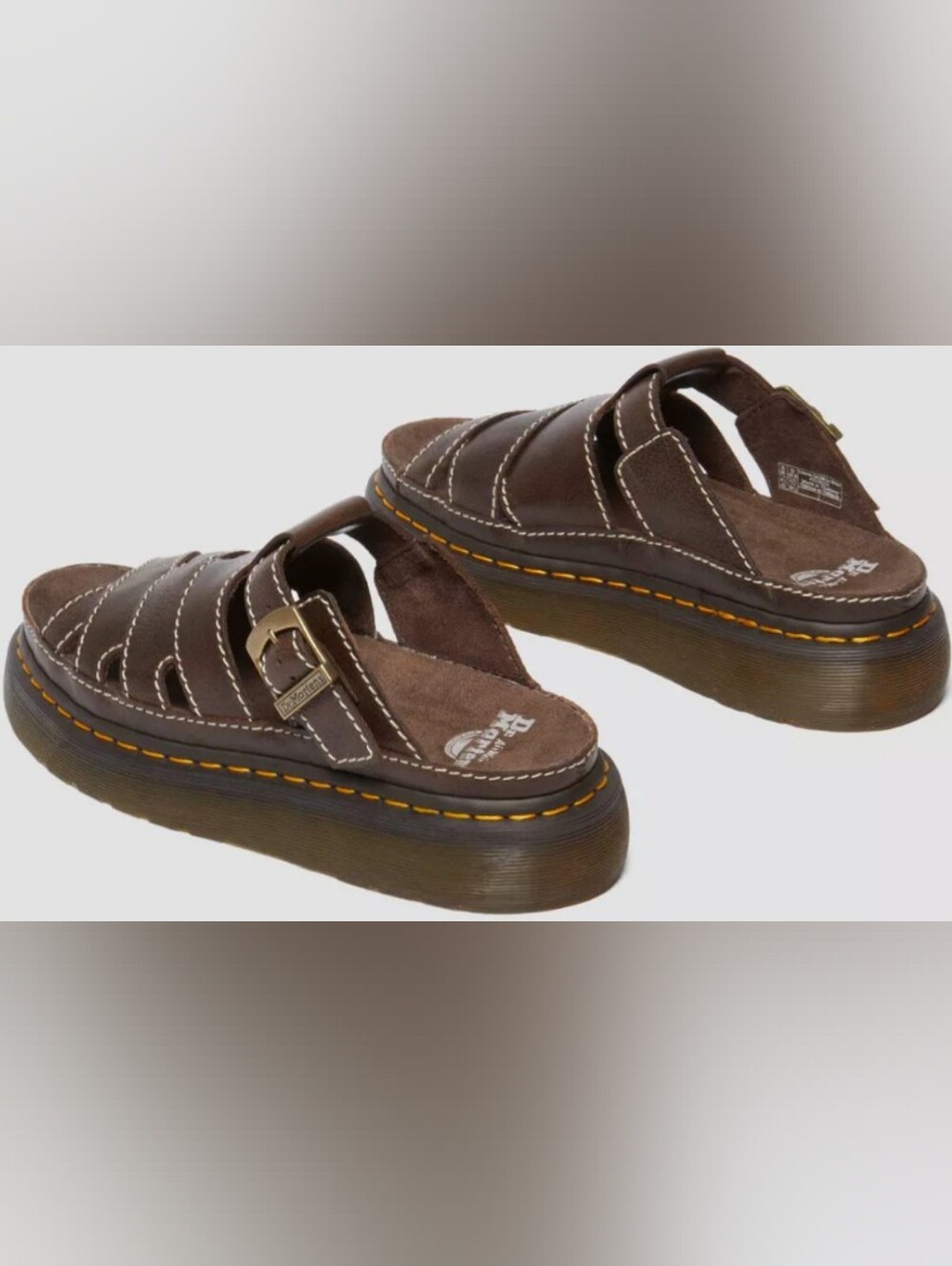 Dr. Martens Maxxy Slide AR Rogue Leather Sandals 10M/11W DS NB - Picture 3 of 4